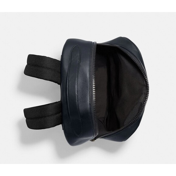 COACH WESTWAY Backpack Colorblock Midnight/Black Leather w Patch CE493 NWT $498 - Picture 11 of 12